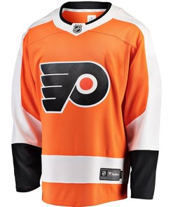Oliver Bonk #59 Philadelphia Flyers 2023 NHL Draft Home Men Jersey - Orange - Robokeg
