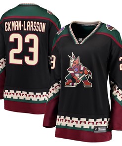 Oliver Ekman-larsson Arizona Coyotes Fanatics Branded Womens Breakaway Alternate Player Jersey - Black Nhl - Robokeg