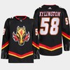 Oliver Kylington 58 Calgary Flames Black Jersey 2022-23 Blasty Alternate Primegreen - Robokeg