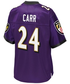 On Carr Baltimore Ravens Nfl Pro Line Team Color Player Jersey - Purple - Robokeg