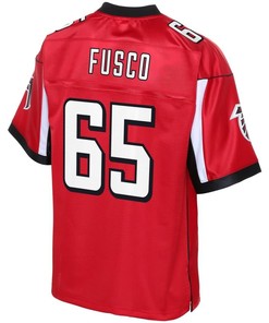 On Fusco Atlanta Falcons Nfl Pro Line Player Jersey - Red - Robokeg