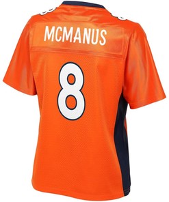 On Mcmanus Denver Broncos Nfl Pro Line Womens Team Color Player Jersey - Orange - Robokeg