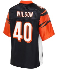 On Wilson Cincinnati Bengals Nfl Pro Line Player Jersey - Black - Robokeg