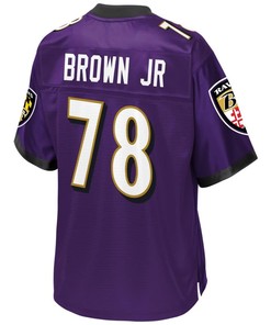 Orlando Brown Jr Baltimore Ravens Nfl Pro Line Player Jersey - Purple - Robokeg