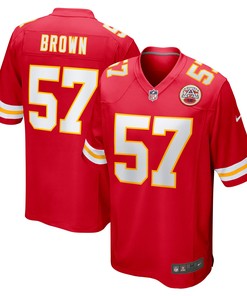 Orlando Brown Kansas City Chiefs Game Jersey - Red Nfl - Robokeg