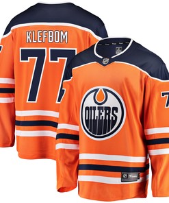 Oscar Klefblom Edmonton Oilers Fanatics Branded Breakaway Player Jersey - Orange Nhl - Robokeg