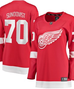 Oskar Sundqvist Detroit Red Wings Womens Home Breakaway Player Jersey - Red Nhl - Robokeg
