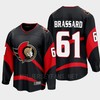Ottawa Senators 2022 Derick Brassard 61 Special Edition 2.0 Black Jersey Breakaway Player - Robokeg