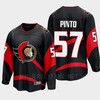 Ottawa Senators 2022 Shane Pinto 57 Special Edition 2.0 Breakaway Player Black Jersey - Robokeg
