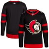 Ottawa Senators Adidas Home Primegreen Authentic Pro Blank Jersey - Black Nhl - Robokeg