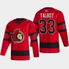 Ottawa Senators Cam Talbot 33 Reverse Retro Red 2022 Jersey - Robokeg