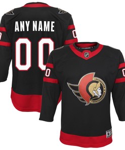 Ottawa Senators Home Custom Premier Jersey - Black Custom Jerseys Nhl - Robokeg