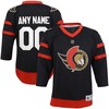 Ottawa Senators Home Replica Custom Jersey - Black Custom Jerseys Nhl - Robokeg