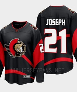 Ottawa Senators Mathieu Joseph 21 Special Edition 2.0 Black Jersey 2022 Breakaway Player - Robokeg