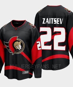 Ottawa Senators Nikita Zaitsev 22 Special Edition 2.0 Black Jersey 2022 Breakaway Player - Robokeg