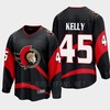 Ottawa Senators Parker Kelly 45 Special Edition 2.0 Black Jersey 2022 Breakaway Player - Robokeg