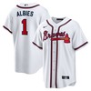 Ozzie Albies 1 Jersey, Atlanta Braves Home Player Name Men Jersey - White - Robokeg