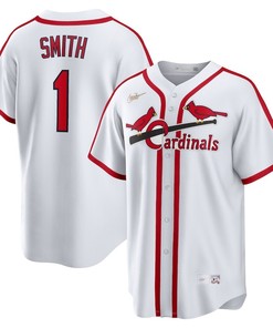 Ozzie Smith 1 St. Louis Cardinals Home Cooperstown Collection Player Jersey - White - Robokeg