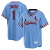 Ozzie Smith St Louis Cardinals Road Cooperstown Collection Player Jersey Light Blue Mlb - Robokeg