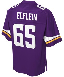 Pat Elflein Minnesota Vikings Nfl Pro Line Team Color Player Jersey - Purple - Robokeg