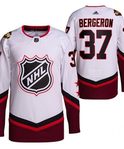 Patrice Bergeron 2022 All-Star Bruins 37 White Primegreen Jersey - Robokeg