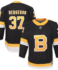Patrice Bergeron Boston Bruins Alternate Premier Player Jersey - Black Nhl - Robokeg