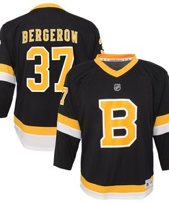 Patrice Bergeron Boston Bruins Alternate Replica Player Jersey - Black Nhl - Robokeg