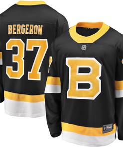 Patrice Bergeron Boston Bruins Fanatics Branded Alternate Premier Breakaway Player Jersey - Black Nhl - Robokeg