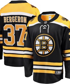 Patrice Bergeron Boston Bruins Fanatics Branded Breakaway Player Jersey Black Nhl - Robokeg