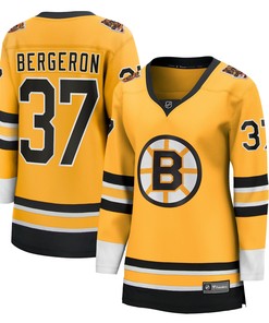 Patrice Bergeron Boston Bruins Fanatics Branded Womens 2020/21 Special Edition Breakaway Player Jersey - Gold Nhl - Robokeg