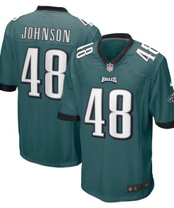 Patrick Johnson Philadelphia Eagles Game Player Jersey - Midnight Green Nfl - Robokeg