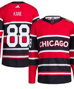 Patrick Kane 88 Chicago Blackhawks Reverse Retro 2.0 Jersey - Red - Robokeg