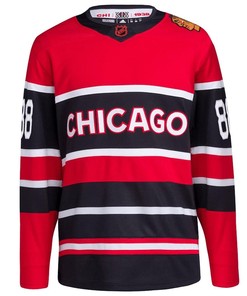 Patrick Kane 88 Chicago Blackhawks Reverse Retro 2.0 Jersey - Red - Robokeg