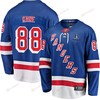 Patrick Kane 88 New York Rangers Stanley Cup 2023 Playoffs Patch Home Breakaway Men Jersey - Blue - Robokeg