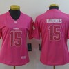 Patrick Mahomes #15 Kansas City Chiefs 2020 Nfl Pink Womens Jersey Jersey - Robokeg