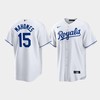 Patrick Mahomes 15 Kansas City Royals White Home Player Jersey - Robokeg