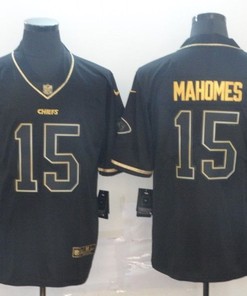 Patrick Mahomes Ii #15 Kansas City Chiefs 2020 Nfl Black Jersey Jersey - Robokeg