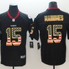 Patrick Mahomes Ii #15 Kansas City Chiefs 2020 Nfl Black Us Flag Jersey Jersey - Robokeg