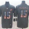 Patrick Mahomes Ii #15 Kansas City Chiefs 2020 Nfl Black Us Flag Jersey Jersey - Robokeg
