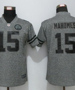 Patrick Mahomes Ii #15 Kansas City Chiefs 2020 Nfl Grey And Black Jersey Jersey - Robokeg