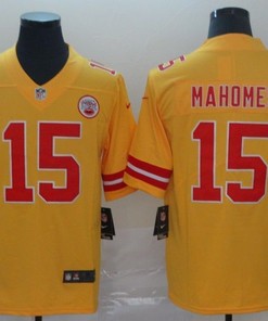 Patrick Mahomes Ii #15 Kansas City Chiefs 2020 Nfl Yellow Jersey Jersey - Robokeg