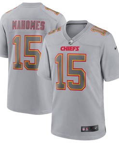 Patrick Mahomes Kansas City Chiefs Atmosphere Fashion Game Jersey - Gray Nfl - Robokeg