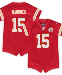 Patrick Mahomes Kansas City Chiefs Infant Romper Jersey - Red Nfl - Robokeg