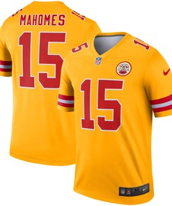 Patrick Mahomes Kansas City Chiefs Inverted Legend Jersey - Gold Nfl - Robokeg