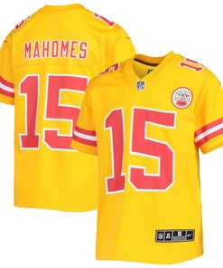Patrick Mahomes Kansas City Chiefs Inverted Team Game Jersey - Gold Nfl - Robokeg