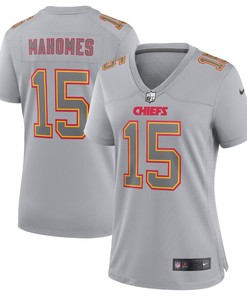 Patrick Mahomes Kansas City Chiefs Womens Atmosphere Fashion Game Jersey - Gray Nfl - Robokeg