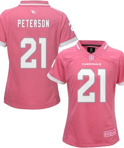 Patrick Peterson Arizona Cardinals Girls Bubble Gum Jersey - Pink Nfl - Robokeg