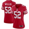Patrick Willis San Francisco 49ers Womens Retired Player Game Jersey - Scarlet Nfl - Robokeg