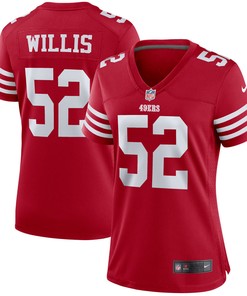 Patrick Willis San Francisco 49ers Womens Retired Player Game Jersey - Scarlet Nfl - Robokeg