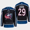 Patrik Laine 29 Reverse Retro 2.0 2022 Columbus Blue Jackets Navy Jersey Primegreen - Robokeg